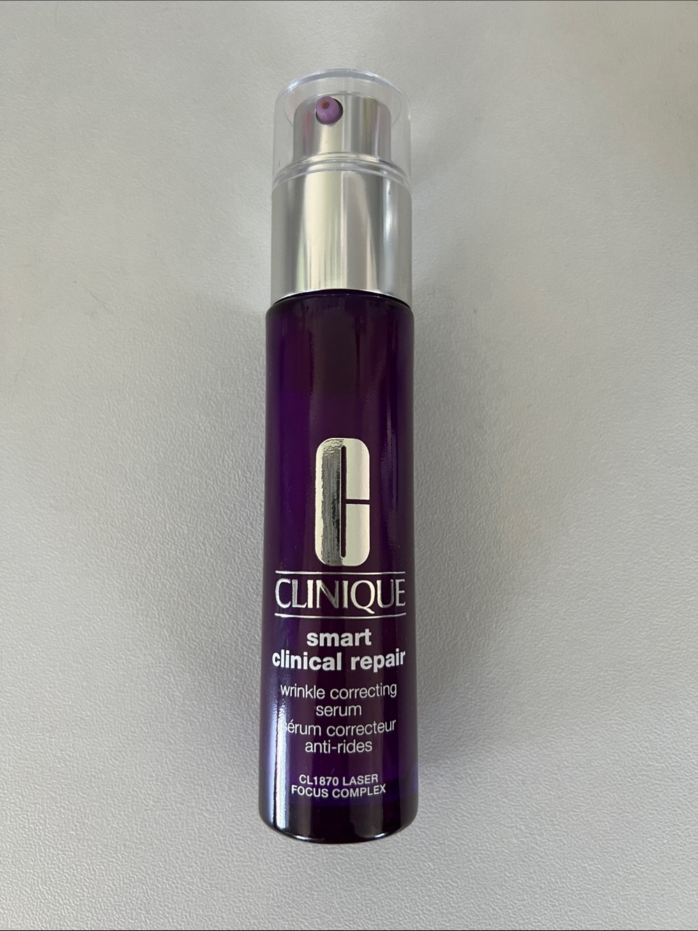 Clinique Smart Clinical Repair Wrinkle Correcting Serum Skincare Used 1oz